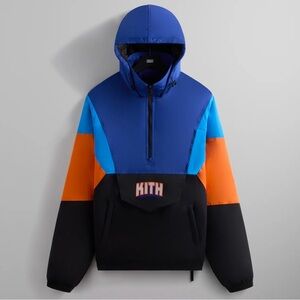Kith for the New York Knicks Wings Quarter Zip Anorak - Size M - Starter jacket